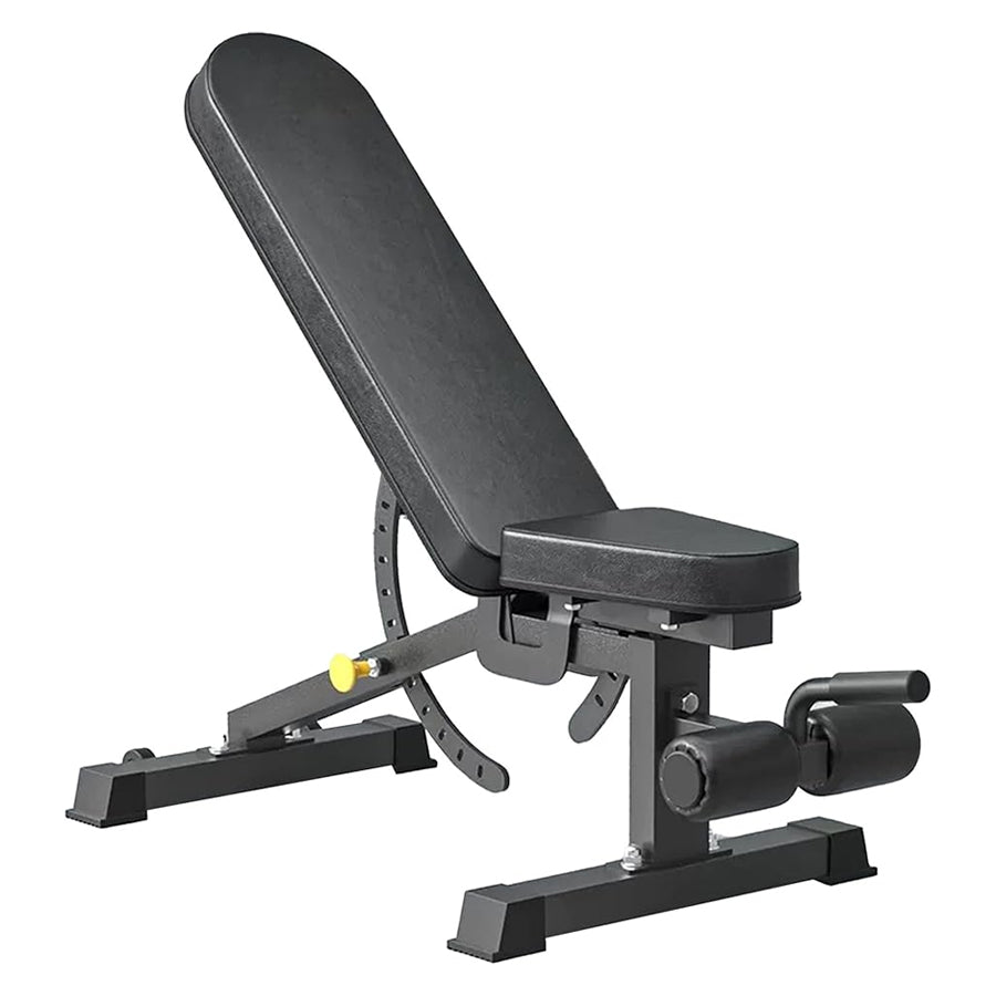 Adjustable Weight Bench with 9 Positions – Heavy-Duty Steel Strength Training Bench, 450kg Capacity, Foldable Incline/Decline Utility Bench for Full Body Home Gym Workouts