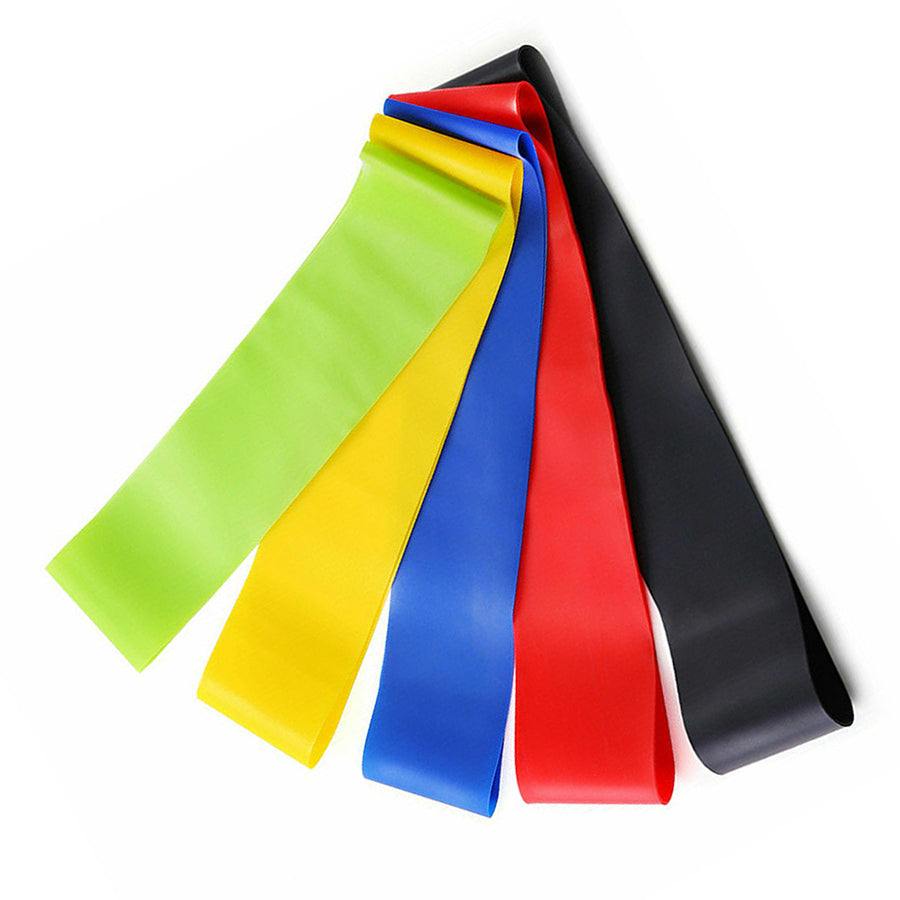 Resistance Bands Set – 5 Levels for Full-Body Workouts – Premium Latex Bands for Home Fitness, Strength & Stretching