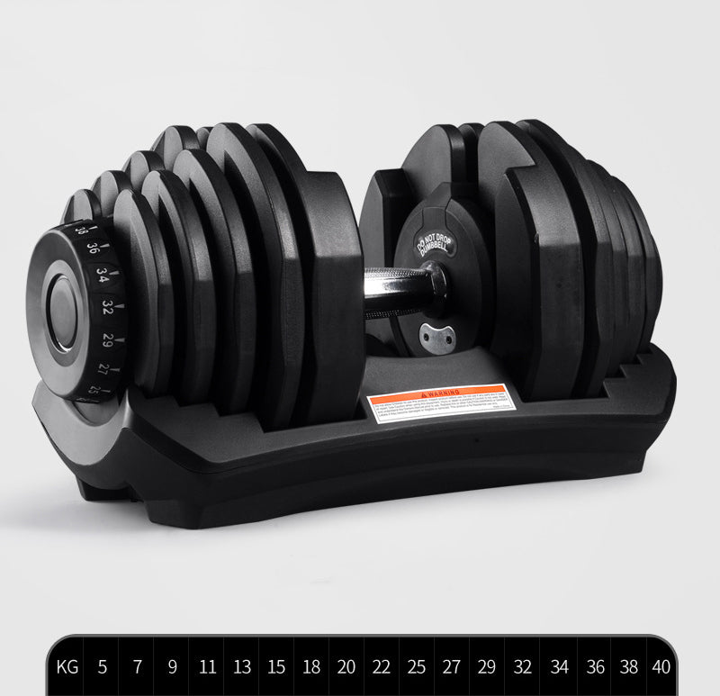 40kg Adjustable Dumbbell 17-in-1 – Quick Dial, Non-Slip Handle – Space-Saving Home Gym & Strength Training Solution