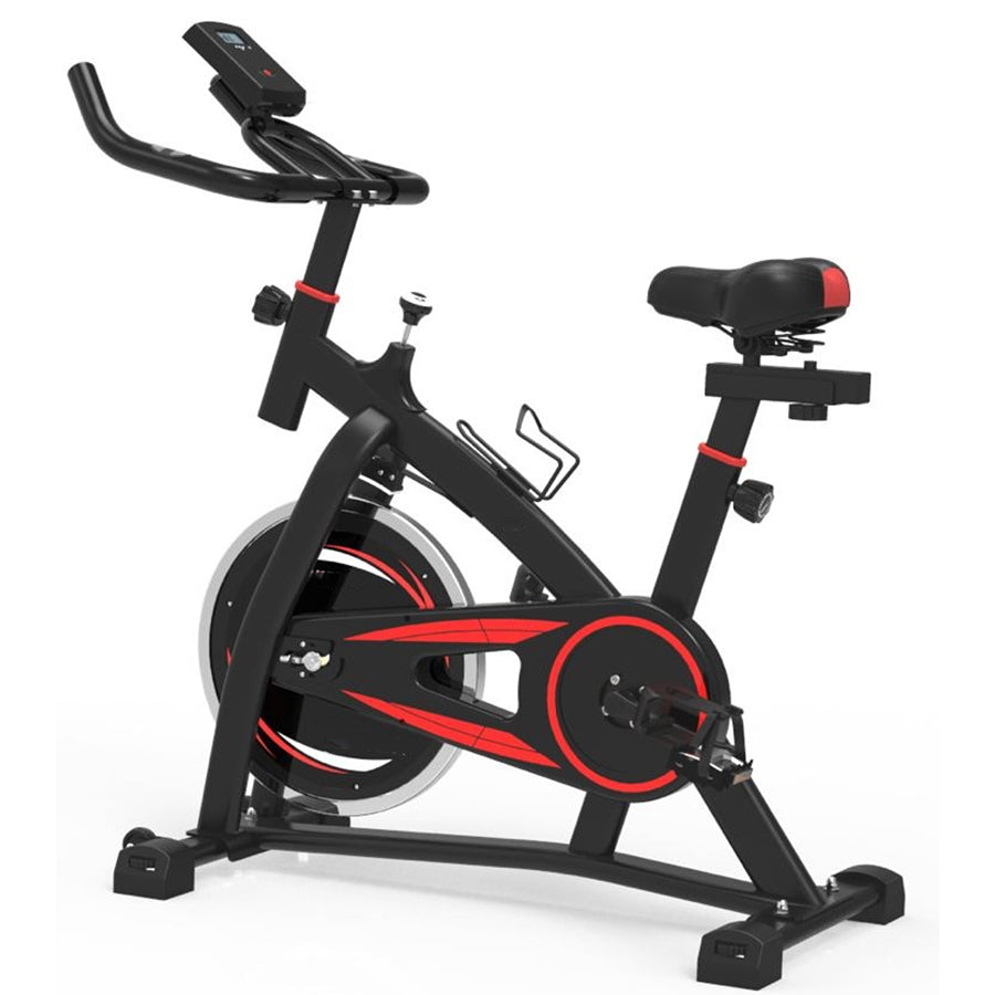 Premium Indoor Cycling Bike with LCD Display, Belt Drive, Adjustable Resistance, Ergonomic Seat & Handlebars – Quiet Stationary Bike for Home Cardio & Fitness Tracking