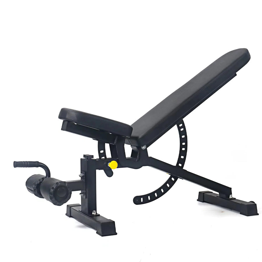 Adjustable Weight Bench with 9 Positions – Heavy-Duty Steel Strength Training Bench, 450kg Capacity, Foldable Incline/Decline Utility Bench for Full Body Home Gym Workouts