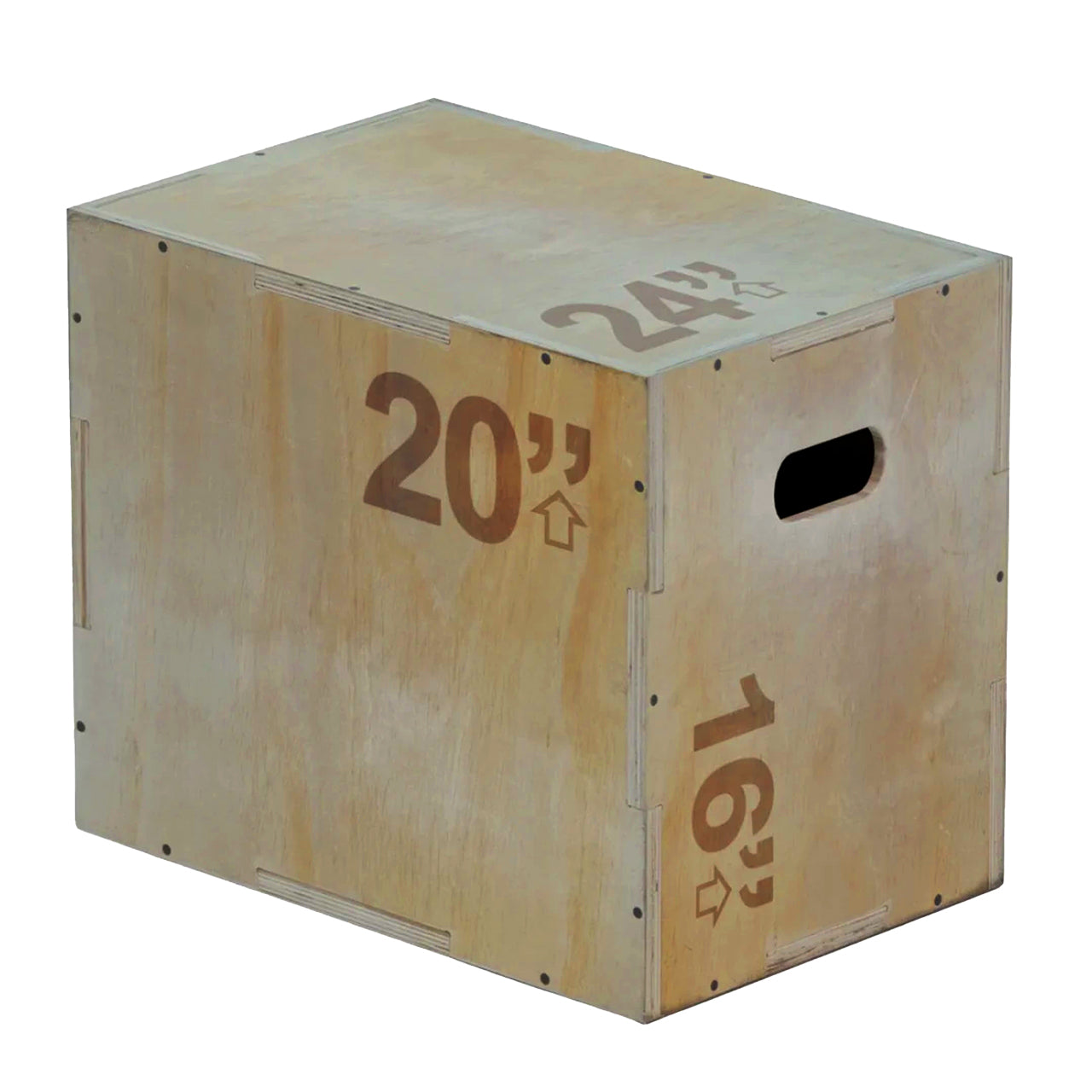 3-in-1 Wooden Plyo Jump Box – Multiple Heights for Box Jumps, Step-Ups & Bodyweight Workouts – Home & Gym Strength Equipment
