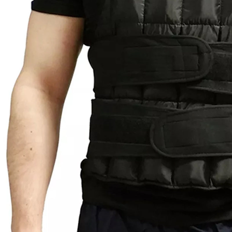 Adjustable Weighted Vest (10–20kg) – 38 Removable Bags – Full-Range Design for CrossFit, Running & Strength Training