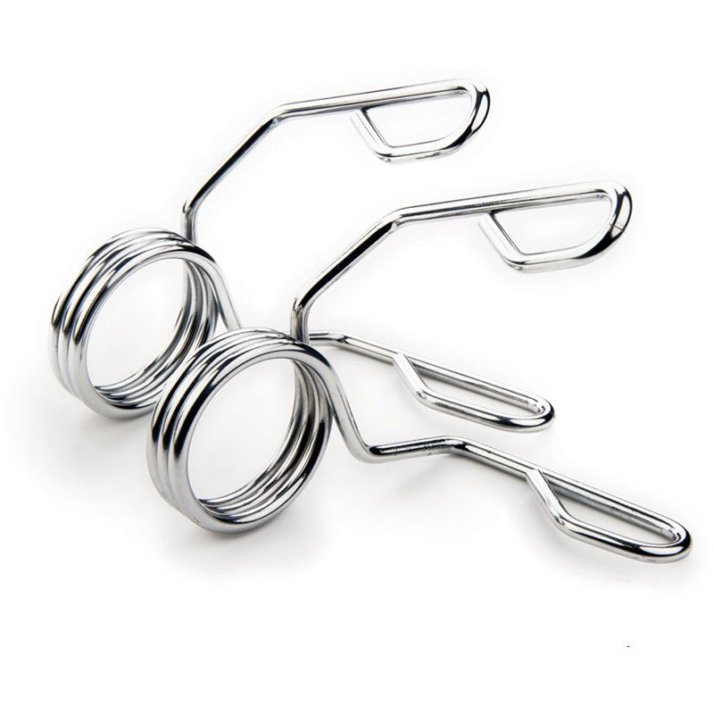 Olympic 2" Spring Collars – Heavy-Duty Barbell Clips for Powerlifting, CrossFit, and Strength Training, Secure Clamp Locks for Olympic Barbells and Dumbbell Bars (Pair)