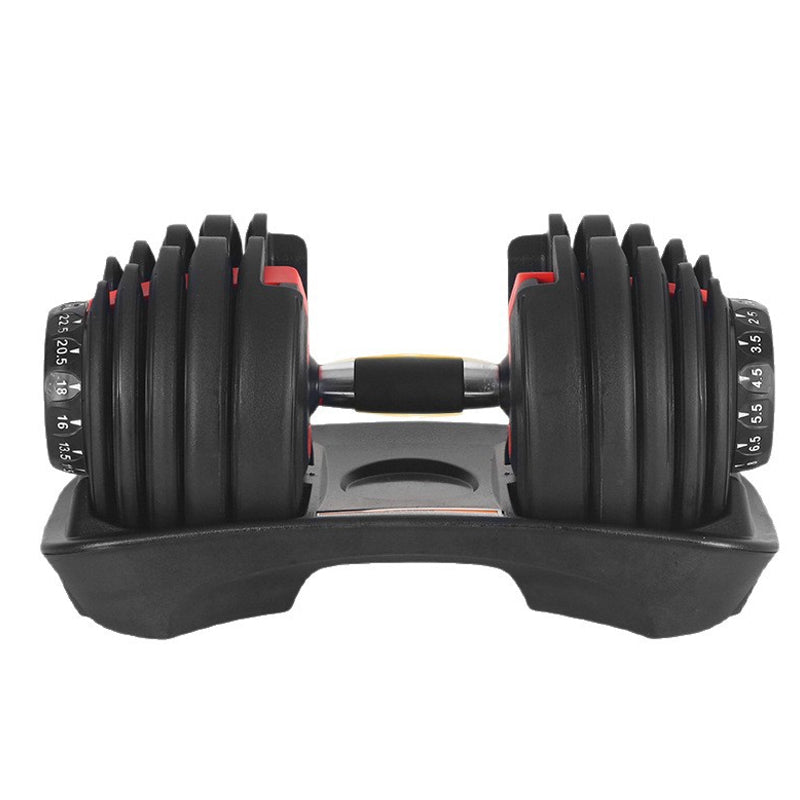 LiftSets 24kg Adjustable Dumbbell – 15 Settings (2.5–24kg) – Quick Dial, Non-Slip Handle & Space-Saving Home Gym Design