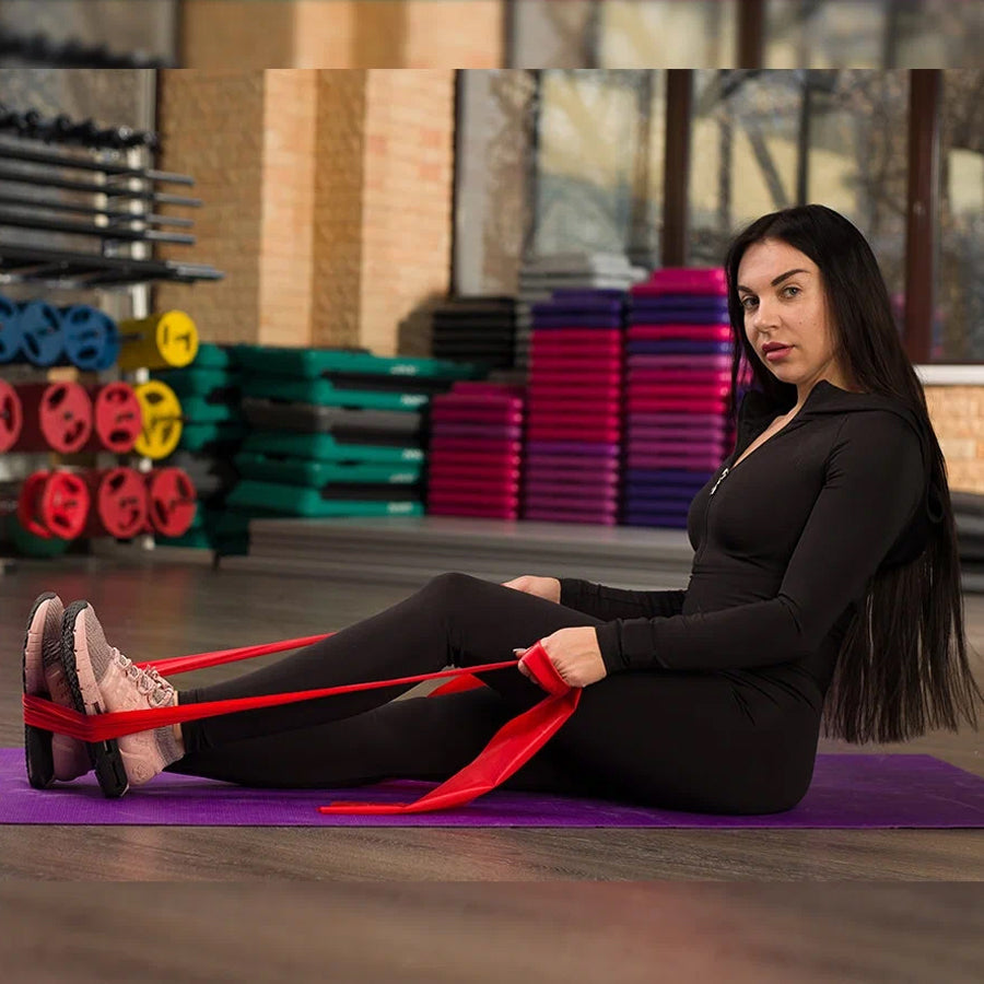 Resistance Bands Set – 5 Levels for Full-Body Workouts – Premium Latex Bands for Home Fitness, Strength & Stretching