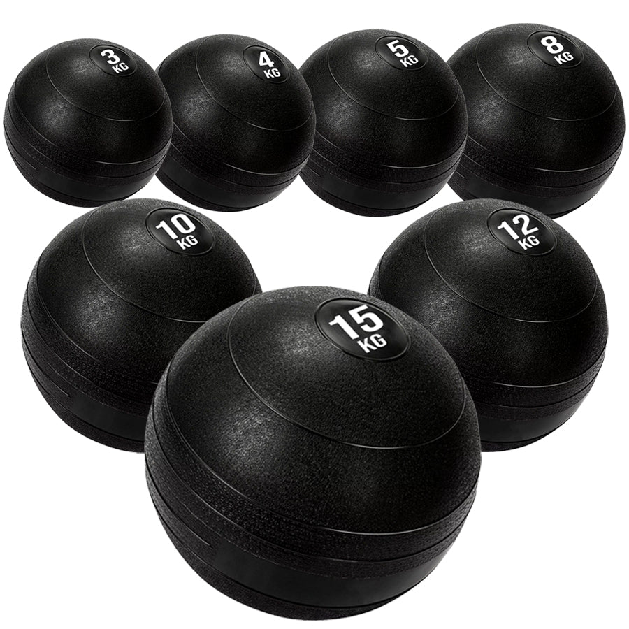 Heavy-Duty Slam Balls (3kg–25kg) – Durable Rubber, Dead Weight Design – Textured Grip for Core & Conditioning Workouts