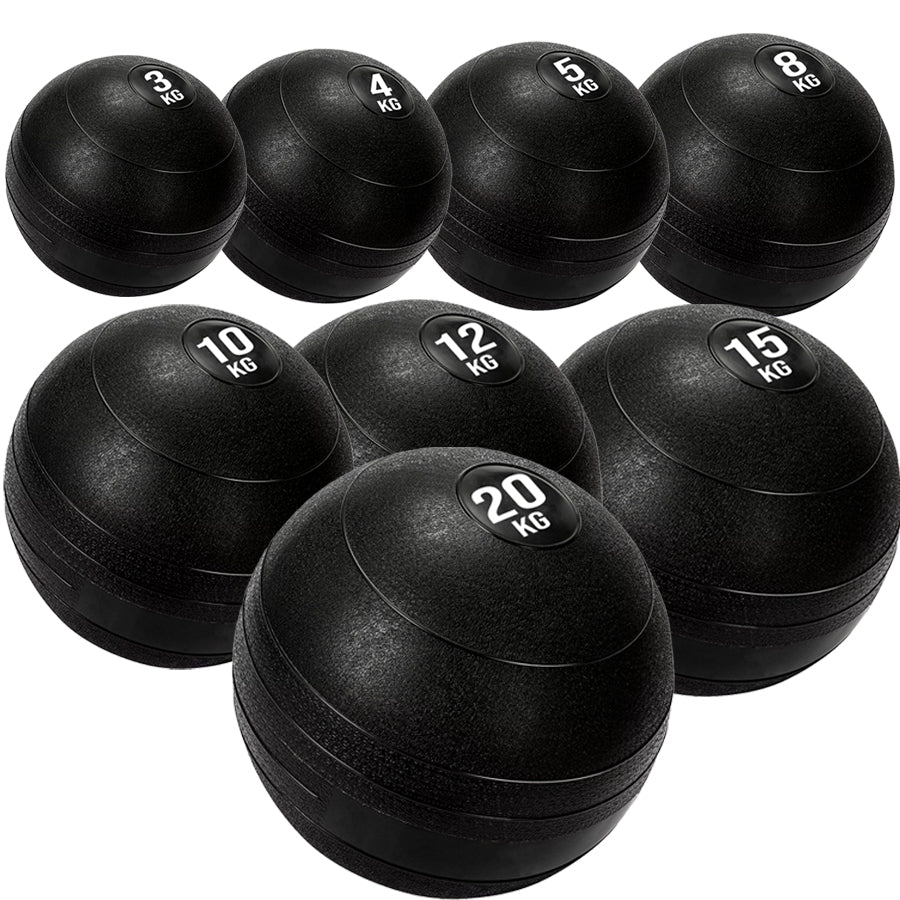 Heavy-Duty Slam Balls (3kg–25kg) – Durable Rubber, Dead Weight Design – Textured Grip for Core & Conditioning Workouts