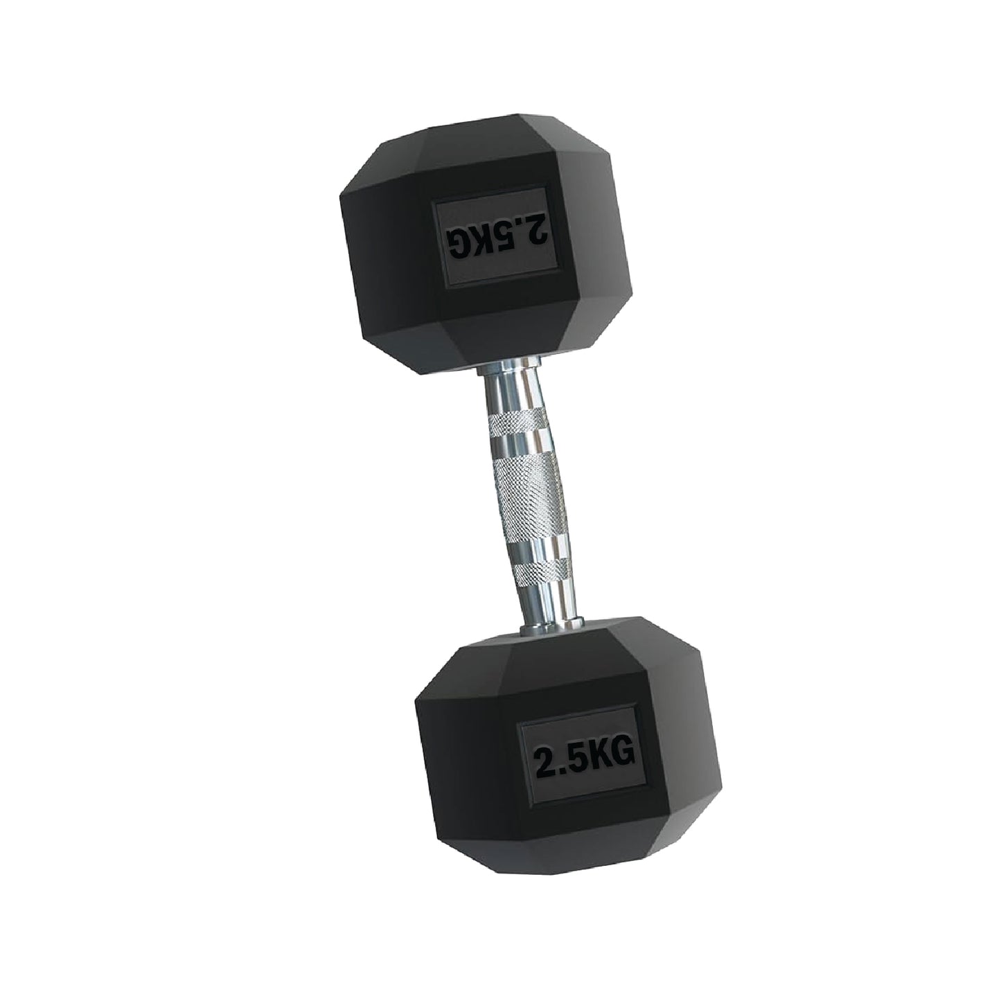 Rubber Hex Dumbbells – Singles, Pairs & Sets | Knurled Chrome Handle Weights for Home Gym & Strength Training