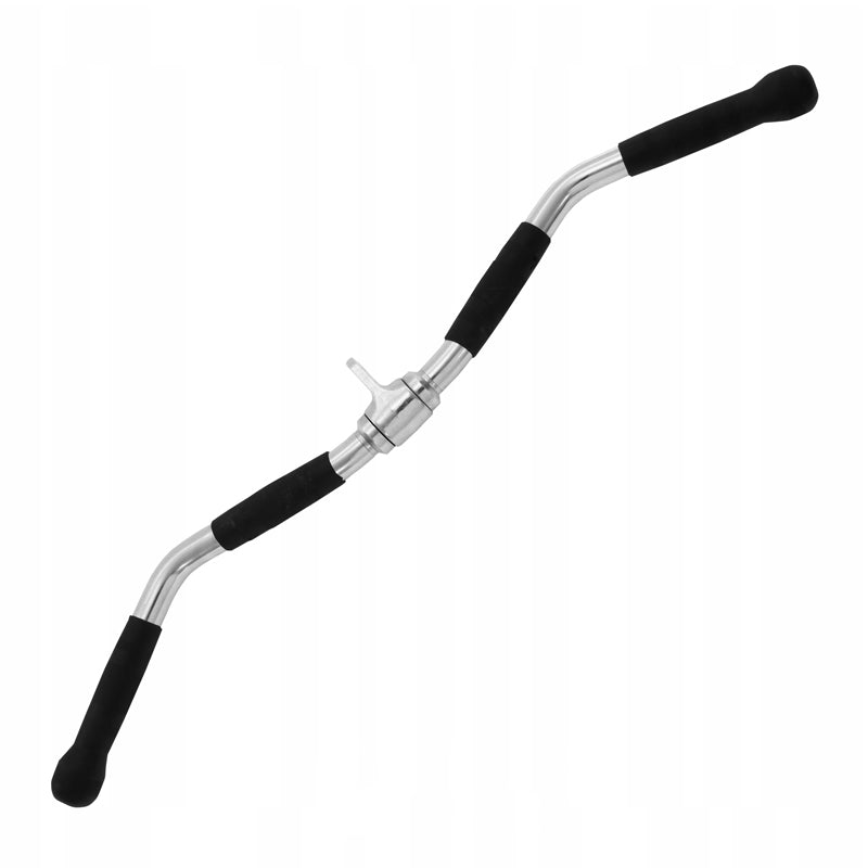 Cable Machine Attachments with Stirrup Handle, V-Bar, Lat Bar, Straight Bar, D-Row Bar, Curl Bar, Tricep Rope, Carabiner Clips & D-Handle for Home Gym Strength