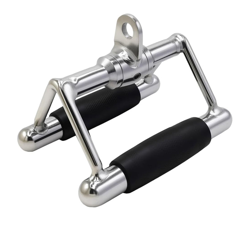 Cable Machine Attachments with Stirrup Handle, V-Bar, Lat Bar, Straight Bar, D-Row Bar, Curl Bar, Tricep Rope, Carabiner Clips & D-Handle for Home Gym Strength
