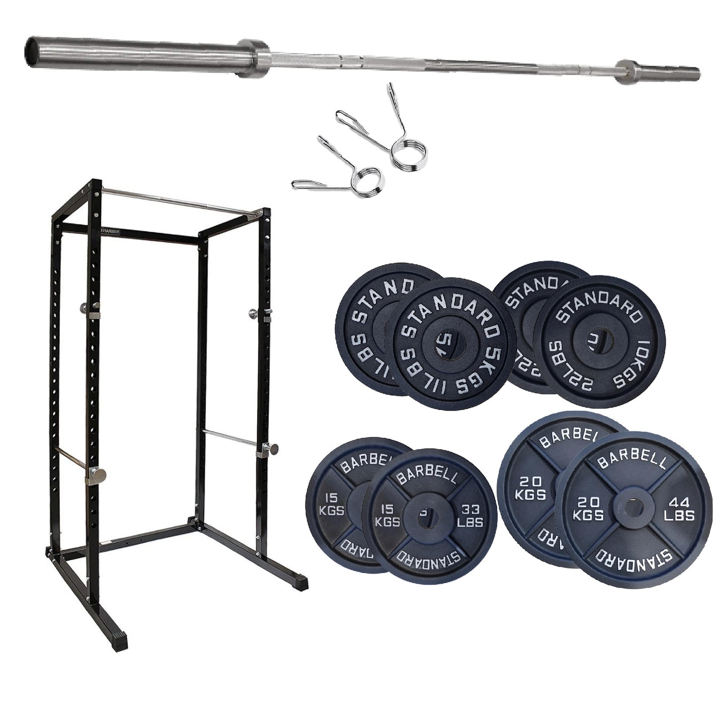 G100 Professional Power Rack – Heavy-Duty Steel Frame with Safety Bars & Pull-Up Station – Customisable Strength Training System