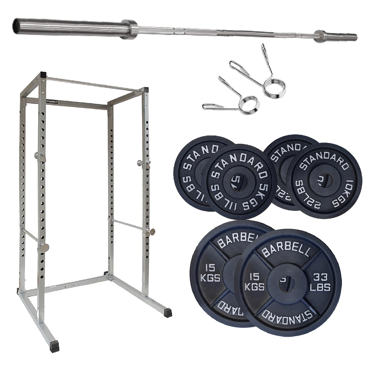 G100 Professional Power Rack – Heavy-Duty Steel Frame with Safety Bars & Pull-Up Station – Customisable Strength Training System