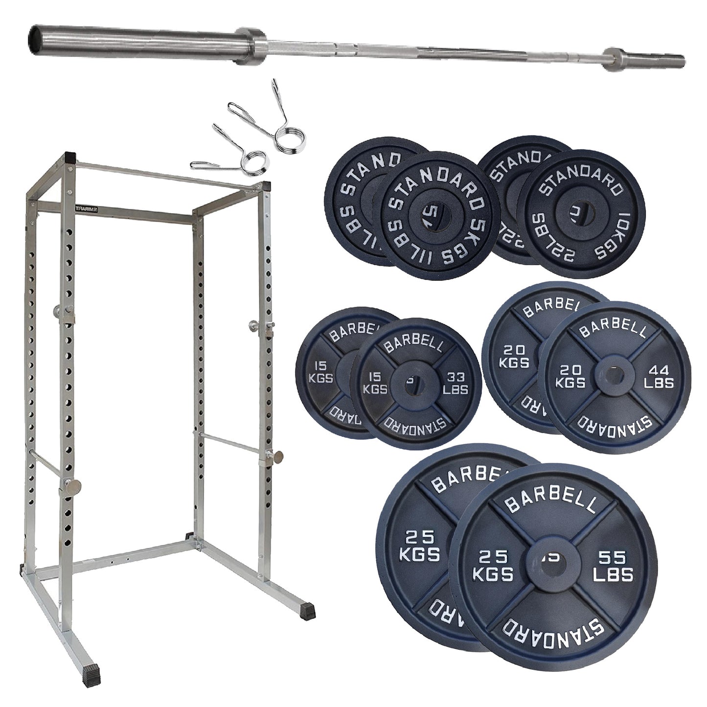 G100 Professional Power Rack – Heavy-Duty Steel Frame with Safety Bars & Pull-Up Station – Customisable Strength Training System