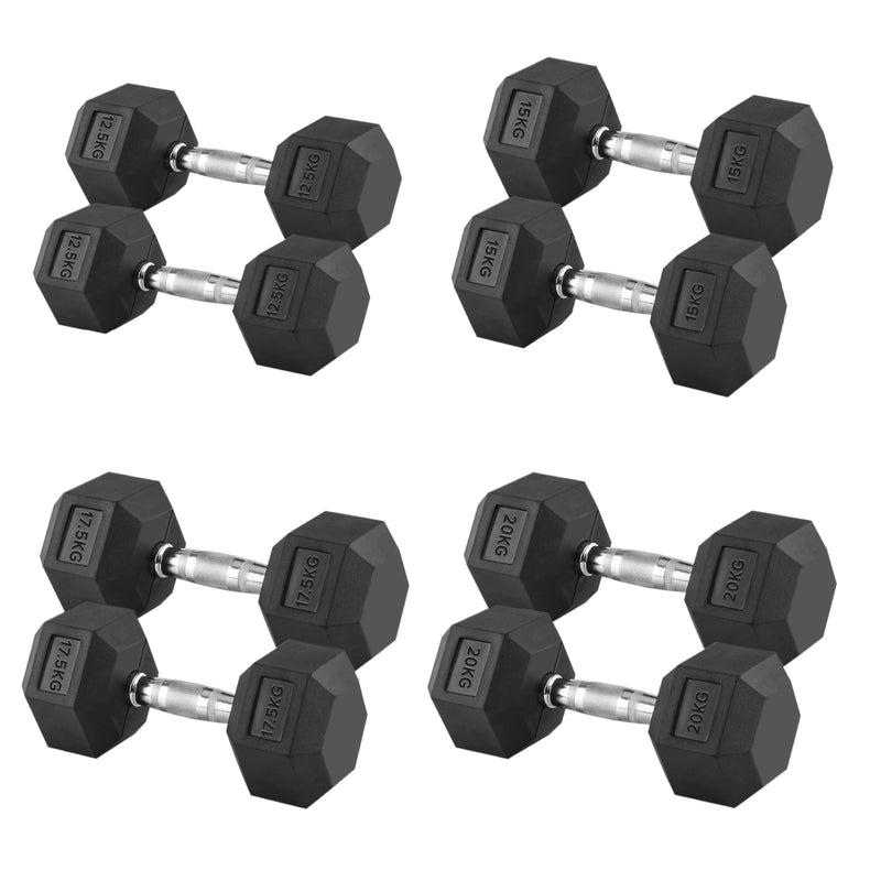 Hex Dumbbells Pair 12.5-20kg