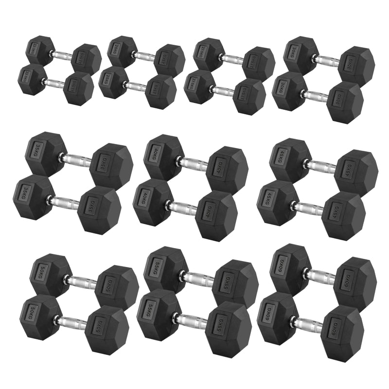 Hex Dumbbells Pair 22.5-60kg