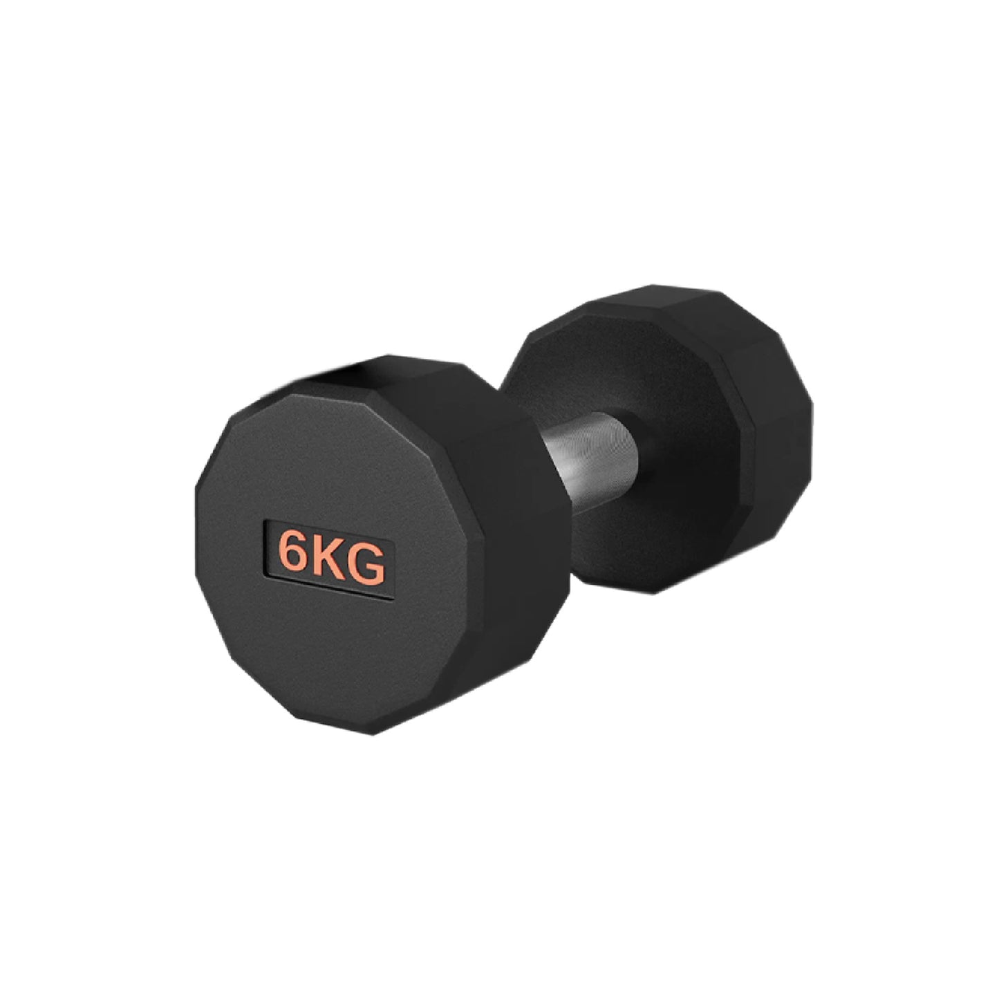 Premium Round Hex Dumbbells - Anti-Roll Design with Knurled Grip and Rubber-Coated Heads - Available as Singles, Pairs, and Complete Sets With Optional Rack - Professional Strength Training Equipment
