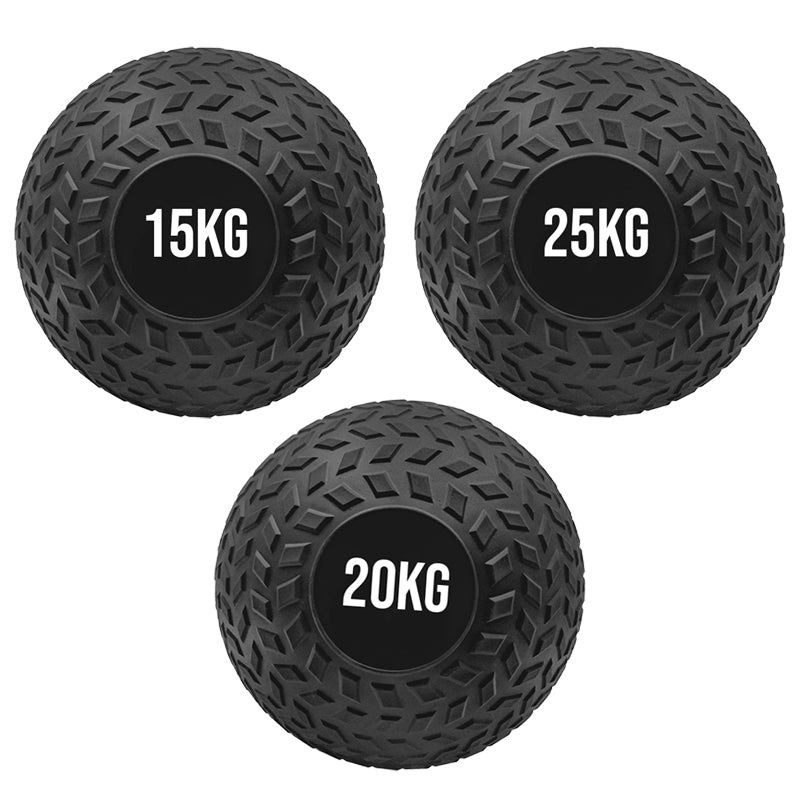 Treaded Slam Balls – No-Bounce, Heavy-Duty Medicine Balls with Textured Grip – Sand-Filled for Strength & MMA Training