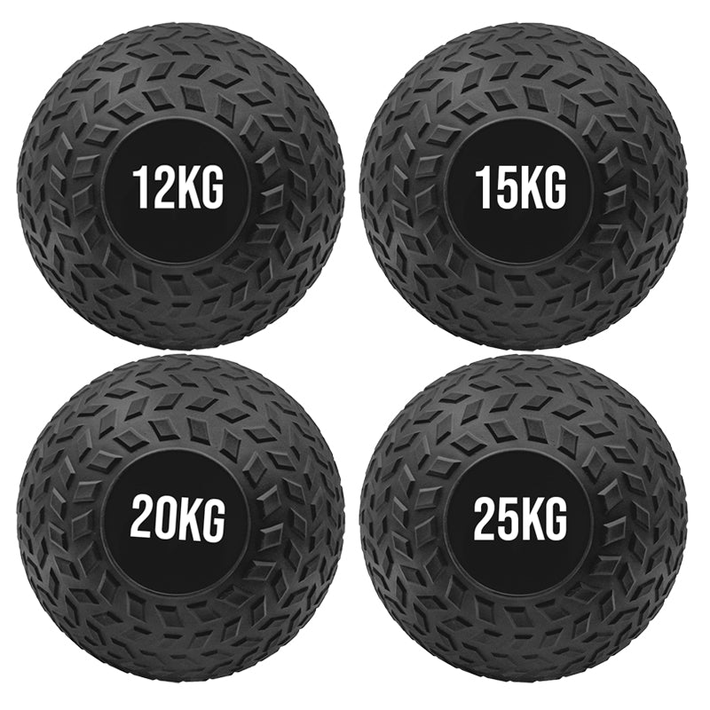 Treaded Slam Balls – No-Bounce, Heavy-Duty Medicine Balls with Textured Grip – Sand-Filled for Strength & MMA Training