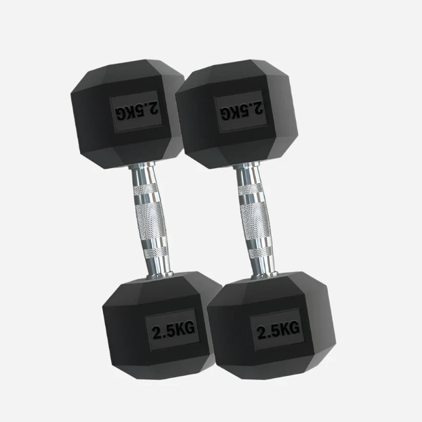 Hex Dumbbells – Premium Rubber-Coated Weights for Home & Commercial Gyms
