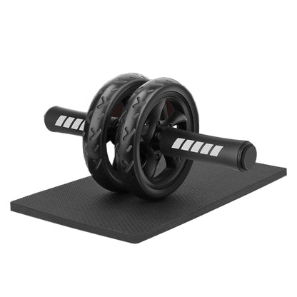 Double-Wheel Ab Roller with Knee Pad – Rebound Design, Non-Slip Wheels – Core Trainer for Home Gym, Men & Women