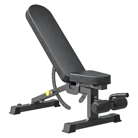 Adjustable Weight Bench with 9 Positions – Heavy-Duty Steel Strength Training Bench, 450kg Capacity, Foldable Incline/Decline Utility Bench for Full Body Home Gym Workouts