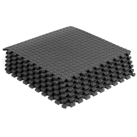 EVA Foam Puzzle Exercise Mat – 10mm Thick Interlocking Gym Flooring – Non-Slip, Shock-Absorbing Tiles for Home Workouts