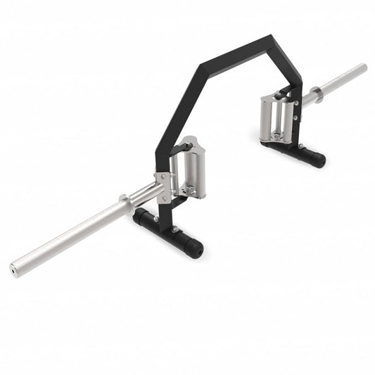 20kg Olympic Hex Trap Bar – Open Design, Flat & Raised Handles, Rotating Grips, for Deadlifts, Squats, Shrugs, Farmers Carries, Compatible with 2" Olympic Plates
