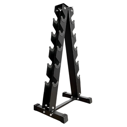 Heavy-Duty Dumbbell Rack – 3 to 6 Pair Steel Storage Stand for Home Gym & Commercial Use – Space-Saving Design