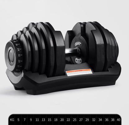 40kg Adjustable Dumbbell 17-in-1 – Quick Dial, Non-Slip Handle – Space-Saving Home Gym & Strength Training Solution