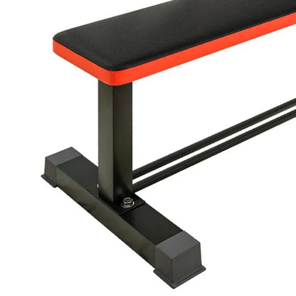 Heavy Duty Flat Weight Bench with Dumbbell Rack – 500kg Capacity Strength Training Bench for Home Gym, 300kg Rated Flat Workout Bench with Thick Padding for Full Body Lifting