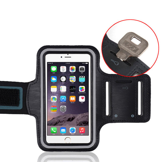 Premium Sports Armband – Waterproof Phone Holder with Card Slot & Key Pocket – Adjustable Strap, Touchscreen Compatible, Universal Fit