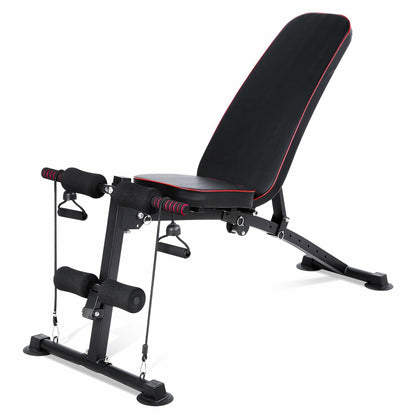 Adjustable Foldable Weight Bench – 7 Position Incline/Decline Strength Bench for Full Body Home Gym Workout, 320kg Capacity, Space-Saving Design with Heavy-Duty Steel Frame