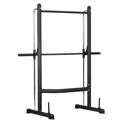 Pro Smith Machine Squat Rack – All-in-One Strength Station with Pull-Up Bar – 550lb Capacity for Home Gym Training