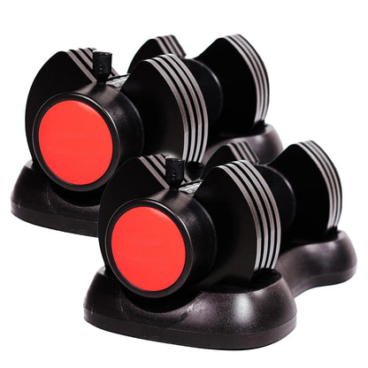12.5kg Adjustable Dumbbell – 5-in-1 Quick Dial Weight Set | 2.5kg to 12.5kg Increments | Space-Saving Home Gym Fitness Equipment with Safety Lock