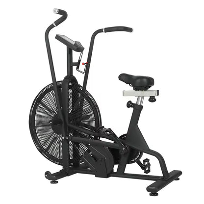 Assault Air Bike – 27” Fan Resistance Exercise Bike with Adjustable Settings, LCD Display & Dual Belt Drive for HIIT, Endurance & Home Gym Cardio Training