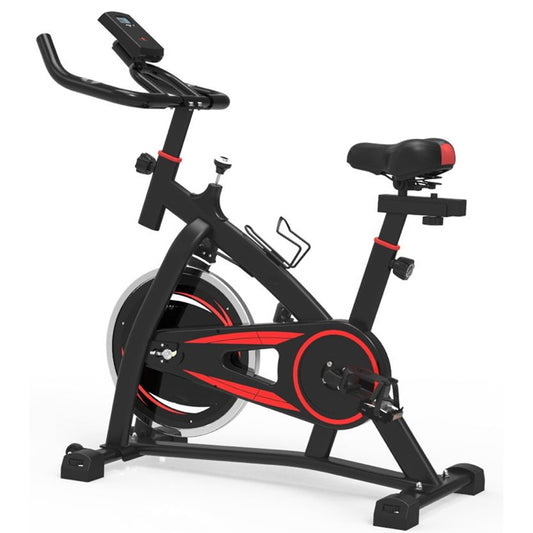 Premium Indoor Cycling Bike with LCD Display, Belt Drive, Adjustable Resistance, Ergonomic Seat & Handlebars – Quiet Stationary Bike for Home Cardio & Fitness Tracking