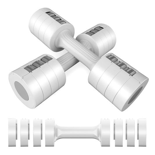 Adjustable Dumbbell Pair – 3-in-1 Free Weights Set, Non-Slip Grip, Customizable 2.5kg/10kg Per Hand for Strength Training & Home Gym Workouts