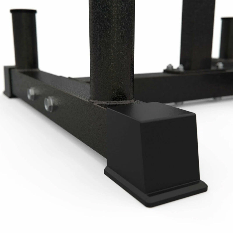 3-Tier Weight Tree & Bar Stand – Olympic Plate Rack with Barbell Holder – 200kg Capacity, Steel Frame, Scratch-Resistant Design