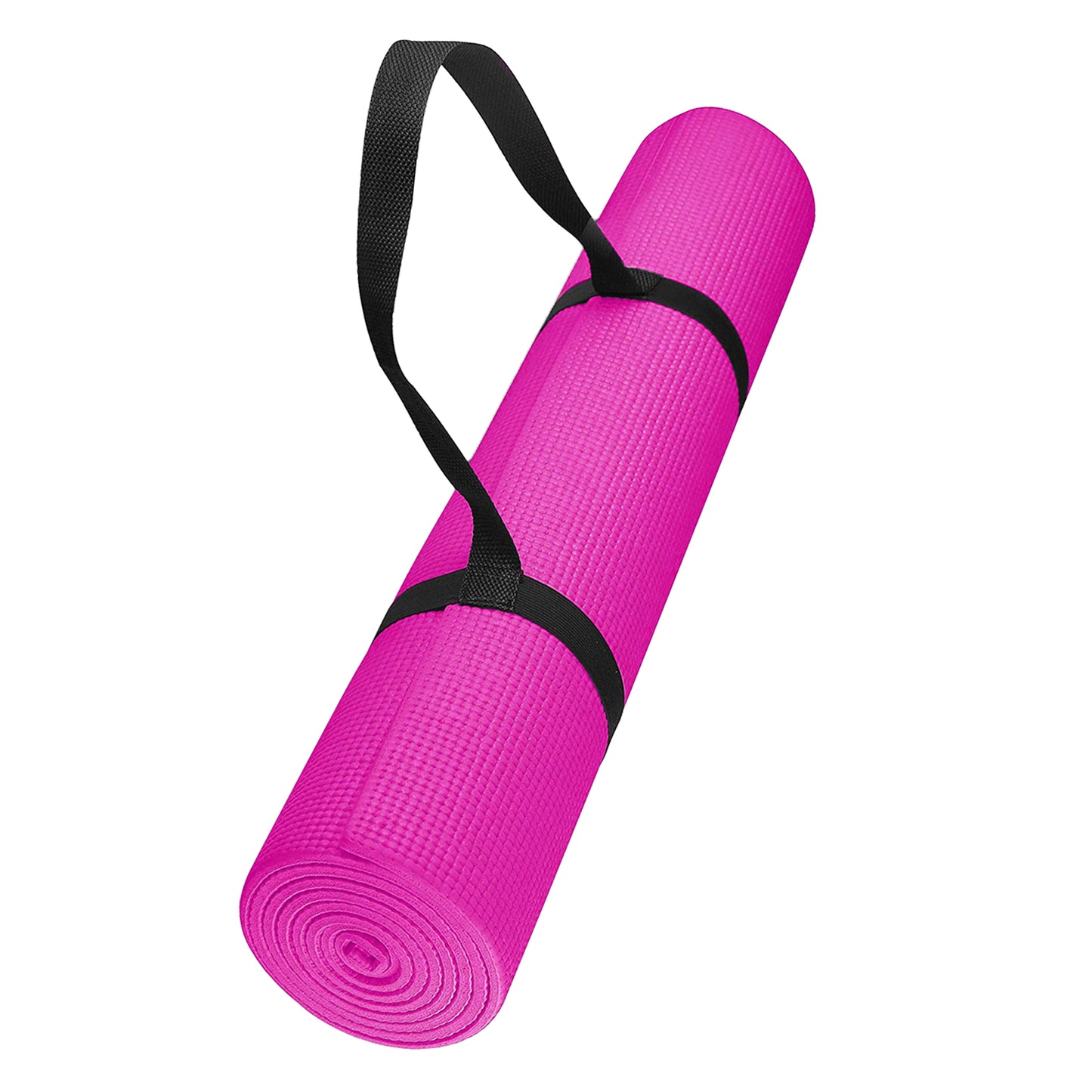 15mm Extra-Thick Yoga Mat – Non-Slip NBR Foam with Carry Strap – Eco-Friendly Comfort for Yoga, Pilates & HIIT