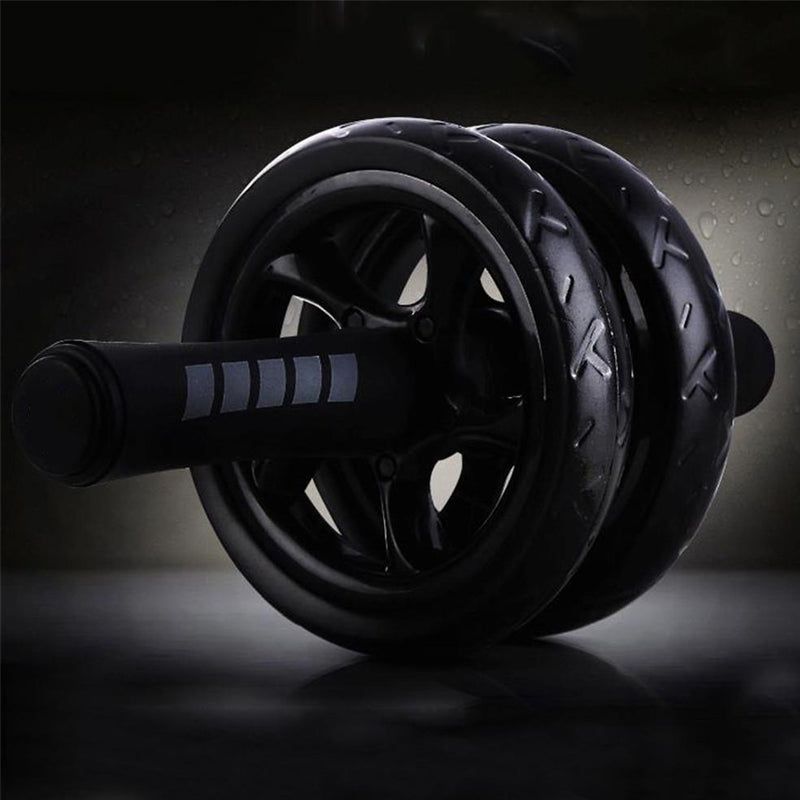 Double-Wheel Ab Roller with Knee Pad – Rebound Design, Non-Slip Wheels – Core Trainer for Home Gym, Men & Women