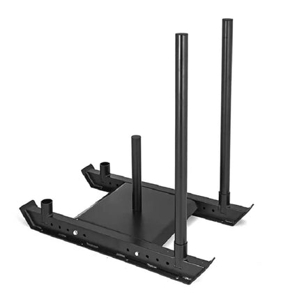 Heavy Duty Push & Pull Sled – Commercial Steel Power Sled for Strength, Speed & Agility Training – Optional Handles, Rope & Sled Mats – Compact Conditioning Equipment