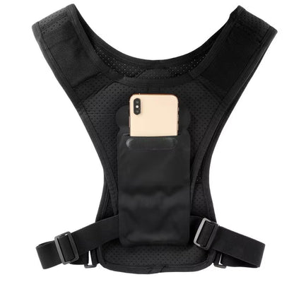 Professional Running Hydration Vest Backpack with Multiple Storage Pockets - Adjustable Lightweight Chest Pack for Marathon Training - Water Resistant Running Vest for Men and Women - Maximum Comfort