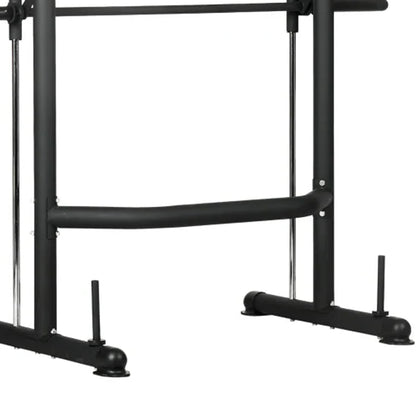 Pro Smith Machine Squat Rack – All-in-One Strength Station with Pull-Up Bar – 550lb Capacity for Home Gym Training