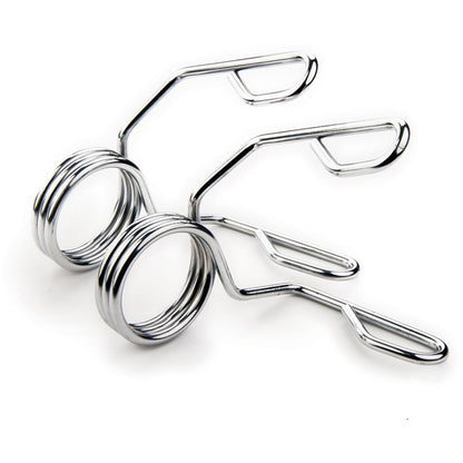 Olympic 2" Spring Collars – Heavy-Duty Barbell Clips for Powerlifting, CrossFit, and Strength Training, Secure Clamp Locks for Olympic Barbells and Dumbbell Bars (Pair)