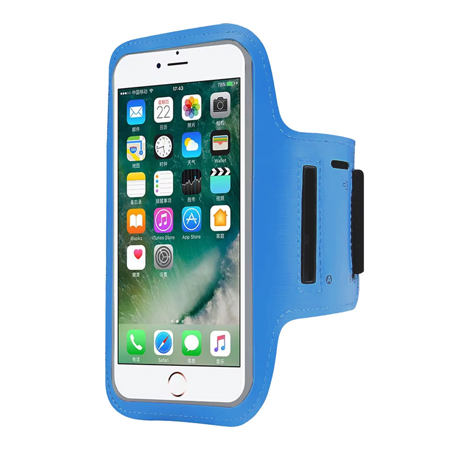 Premium Sports Armband – Waterproof Phone Holder with Card Slot & Key Pocket – Adjustable Strap, Touchscreen Compatible, Universal Fit