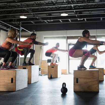 3-in-1 Wooden Plyo Jump Box – Multiple Heights for Box Jumps, Step-Ups & Bodyweight Workouts – Home & Gym Strength Equipment