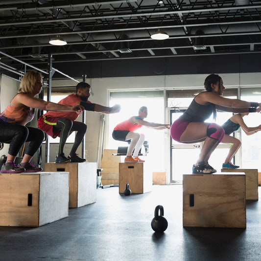 3-in-1 Wooden Plyo Jump Box – Multiple Heights for Box Jumps, Step-Ups & Bodyweight Workouts – Home & Gym Strength Equipment