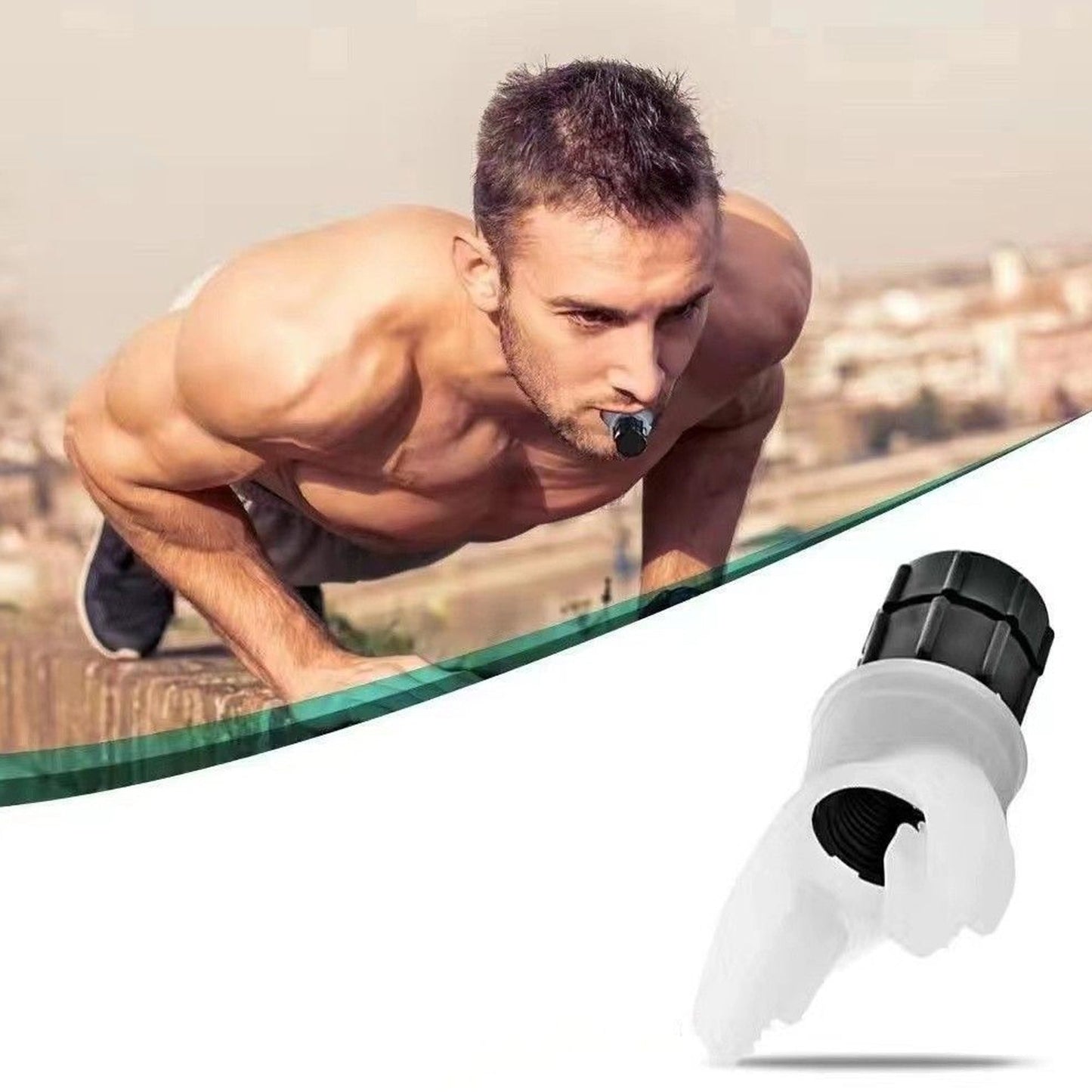 Lung Capacity Breath Trainer – Adjustable Resistance for Endurance & Breathing Control – Portable Respiratory Muscle Exerciser