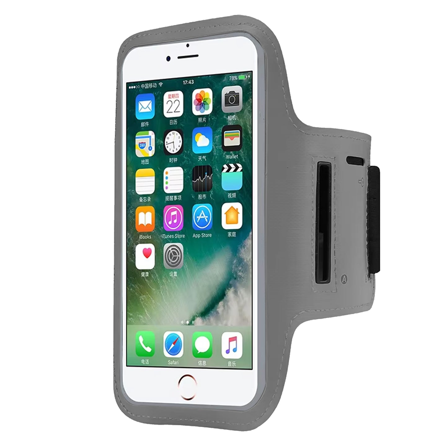 Premium Sports Armband – Waterproof Phone Holder with Card Slot & Key Pocket – Adjustable Strap, Touchscreen Compatible, Universal Fit